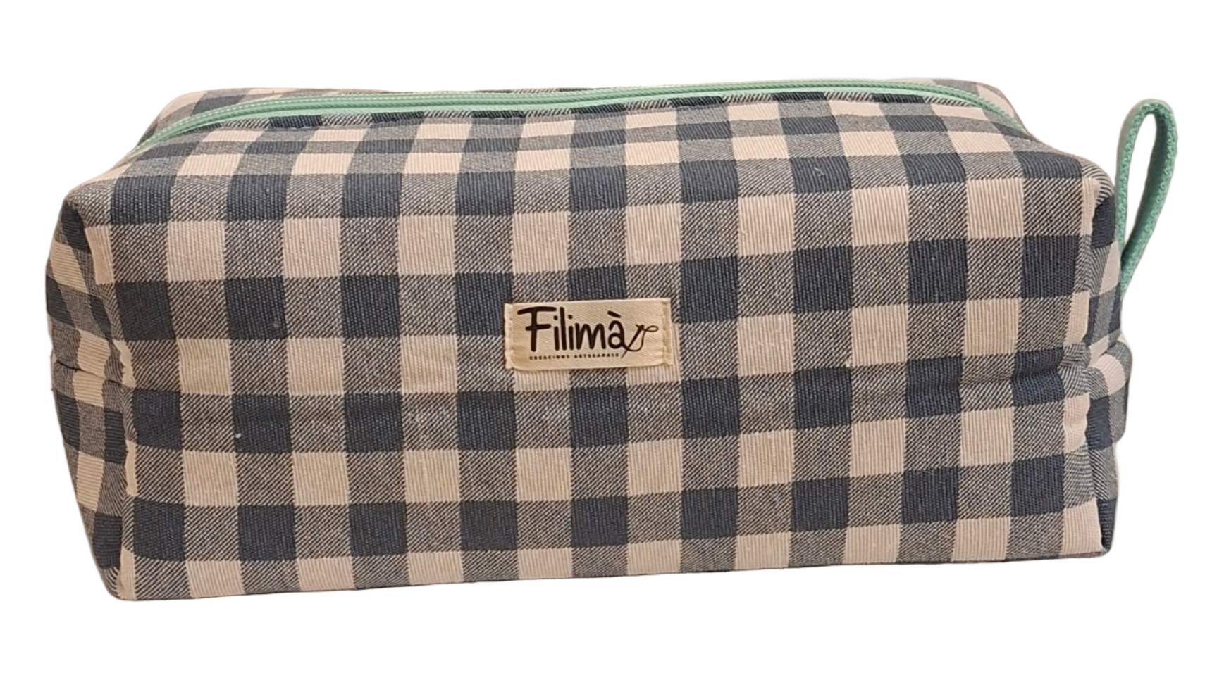 Necesser de tela quadrat