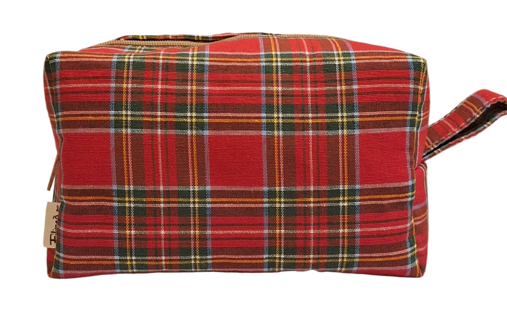 Necesser de tela quadrat