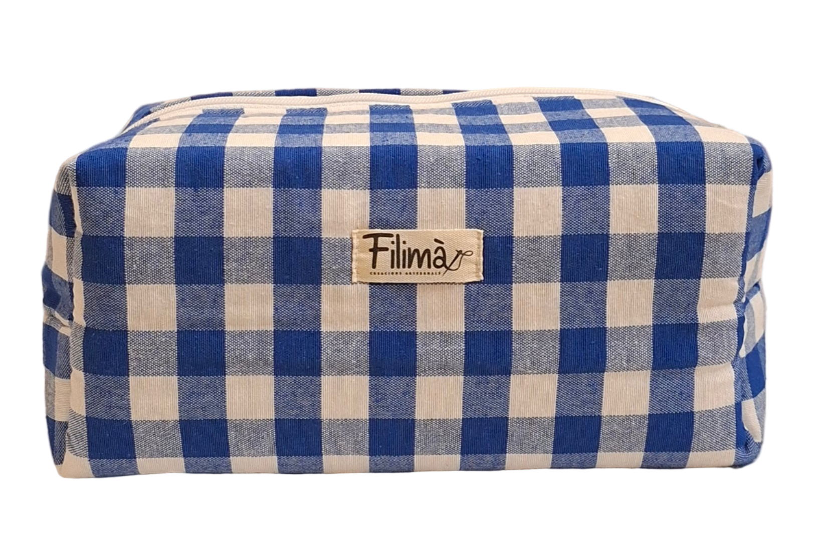 Necesser de tela quadrat